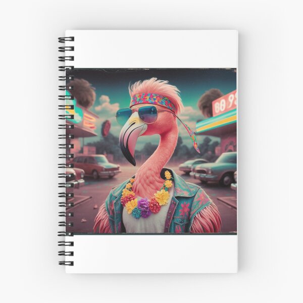 Item preview, '70s Hippie Flamingo Style designed and sold by NeatThingLover.