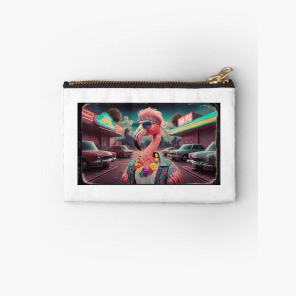 Item preview, '70s Hippie Flamingo Style designed and sold by NeatThingLover.