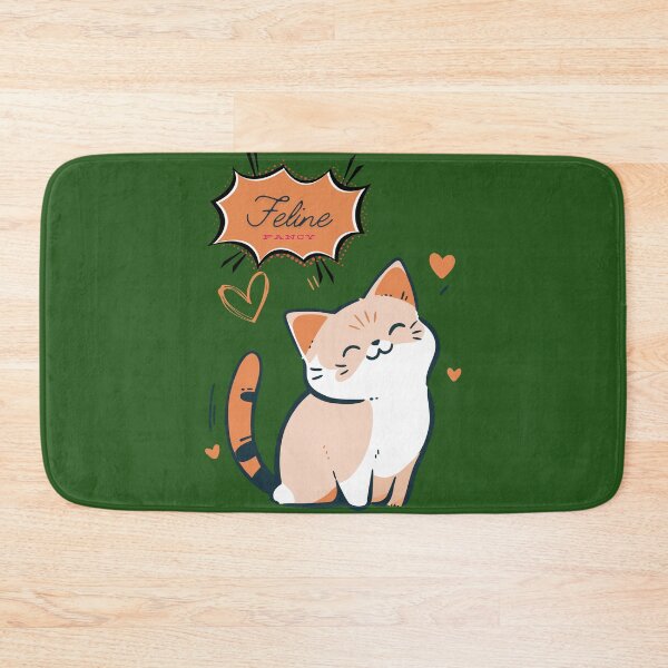 Item preview, Feline fancy cat design designed and sold by QuirkieCrafts.