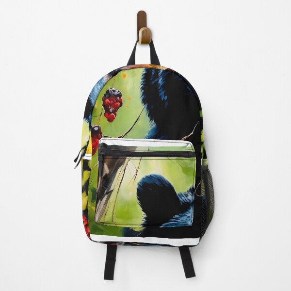 Item preview, Black bear eating wild berries designed and sold by Island Art Studios.