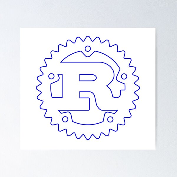 Artikel-Vorschau von Rust (Transparent / Blau) Offizielle Logo Hoodie, designt und verkauft von Rainwater Merch.