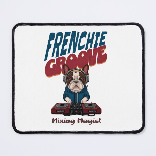 Item preview, DJ French Bulldog Frenchie DJ designed and sold by KRTstudio.