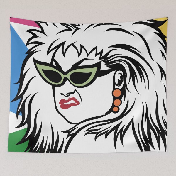 Item preview, Divine Drag Queen Cartoon PopArt Drawing designed and sold by Henrylizarraga.