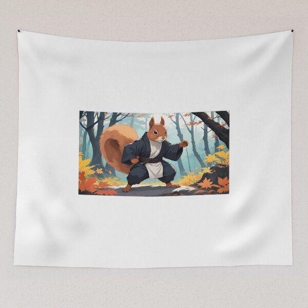Item preview, Martial arts squirrel  designed and sold by MatthaeusArts.