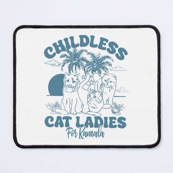 Item preview, Childless Cat ladies for Kamala designed and sold by BoldPrintsShop.