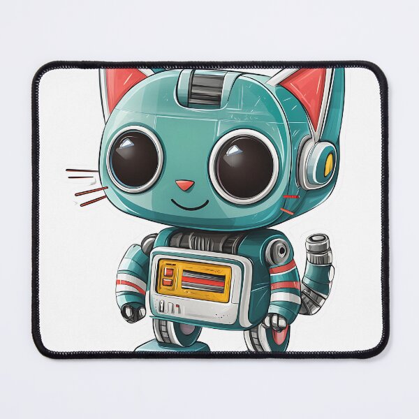 Item preview, Cute Robot Cat Illustration  designed and sold by Creet-Design.