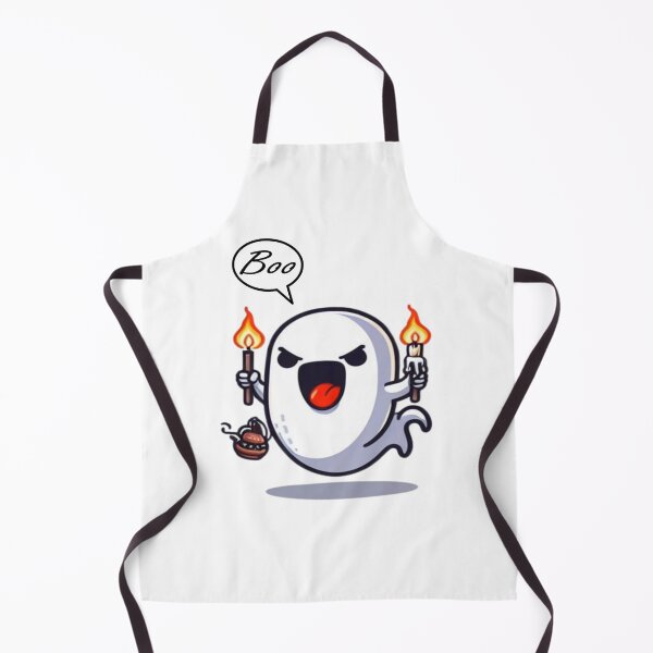 Item preview, Fiery Thai Ghost with Torches Halloween Illustration designed and sold by YOBOHO11.