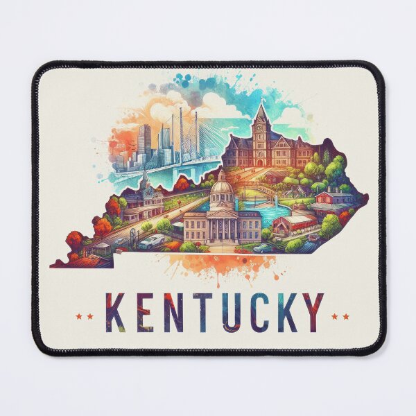 Item preview, KENTUCKY United States of America, artistic shape designed and sold by Margival.