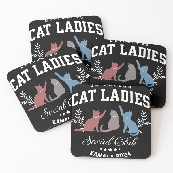 Item preview, Childless Cat ladies for Kamala designed and sold by BoldPrintsShop.