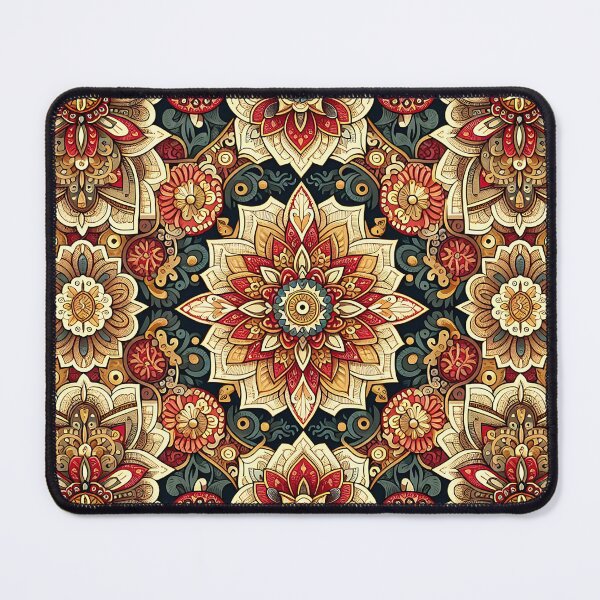 Item preview, Seamless Persian Floral Repeating Tile Wallpaper Pattern designed and sold by ZeptepiPatterns.