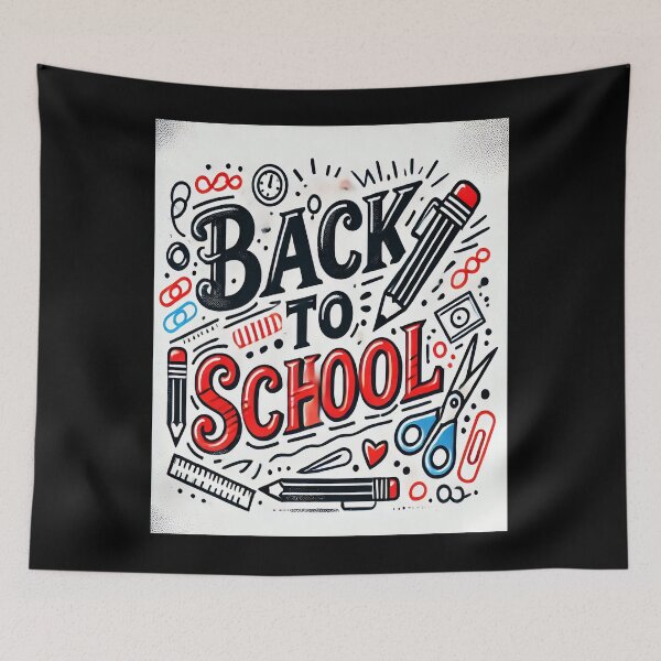 Item preview, Fun School Supplies Art designed and sold by backtoschoolnow.