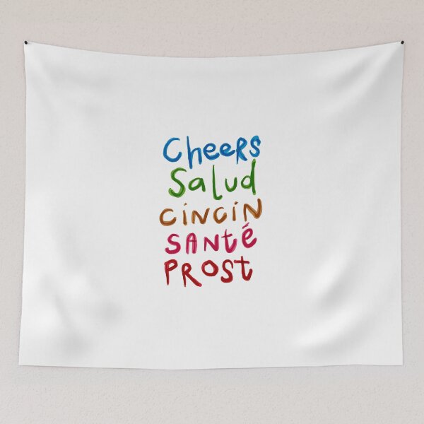 Item preview, Cheers in different languages  designed and sold by Emma Politte.