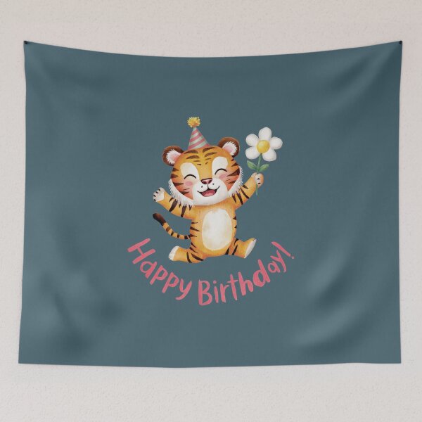 Item preview, Jubilant Tiger Celebration designed and sold by MOVALENDA.