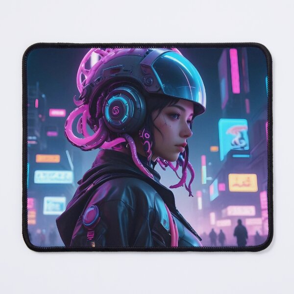 Artikelvorschau, Cyberpunk-Mädchen entworfen und verkauft von MatthaeusArts.
