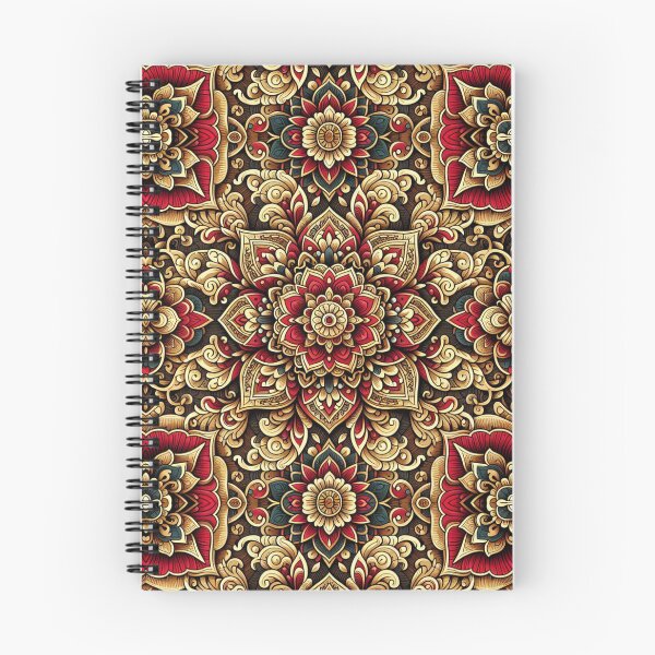 Item preview, Seamless Persian Floral Repeating Tile Wallpaper Pattern designed and sold by ZeptepiPatterns.
