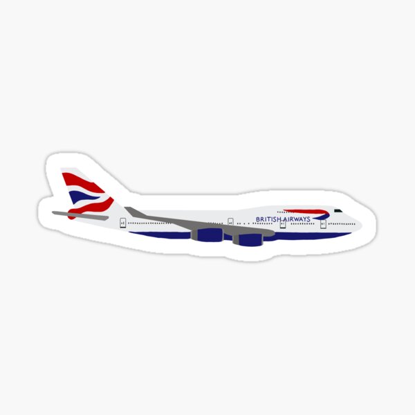 Item preview, British Airways 747 designed and sold by Stickersbyfrey.