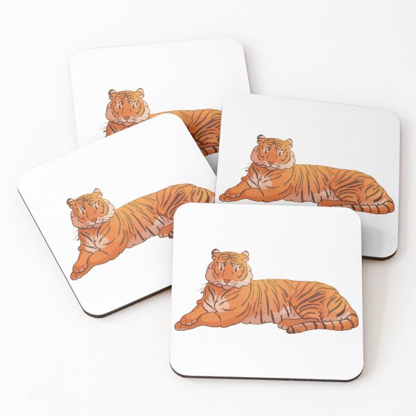 Item preview, Cute Cartoon Tiger Art designed and sold by Asutip.