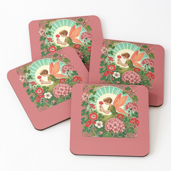 Item preview, Geranium Fairy Garden  designed and sold by FrictionMaxxing.