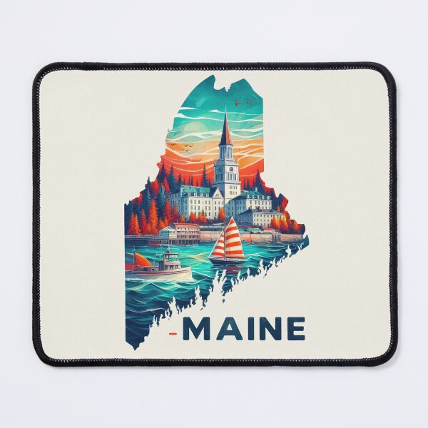 Item preview, MAINE United States of America, artistic shape designed and sold by Margival.