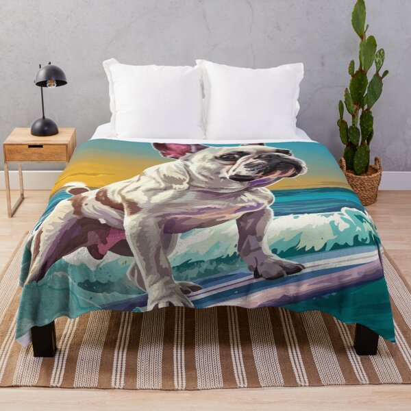 Item preview, Surfing French Bulldog designed and sold by VelvetRoom.