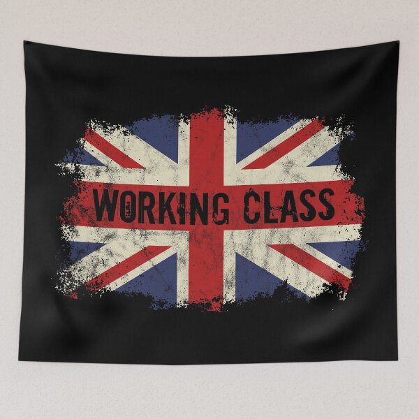 Item preview, Working Class Union Jack British Flag distressed, aged, worn look designed and sold by peterpaz.