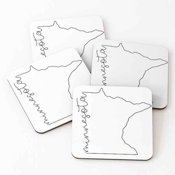 Item preview, Minnesota Minimalist (black) designed and sold by Raven Deuth.
