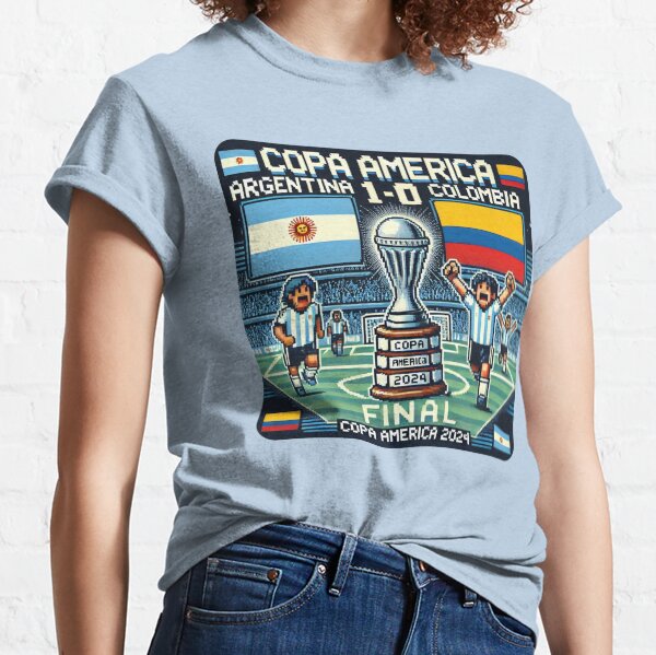 Vista previa del artículo con la obra «Final Copa América 2024 - Argentina 1 vs Colombia 0 - Fútbol», diseñado y vendido por ML-PX3L-DESIGNS.