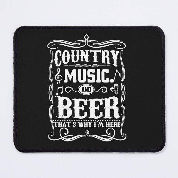 Item preview, Country Music and Beer That's Why I'm Here designed and sold by AlienOccupation.