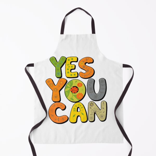 Item preview, Floral Motivation - Yes You Can Typography designed and sold by deepakrode7.