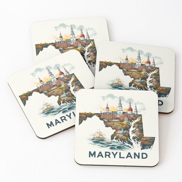 Item preview, MARYLAND United States of America, artistic shape designed and sold by Margival.