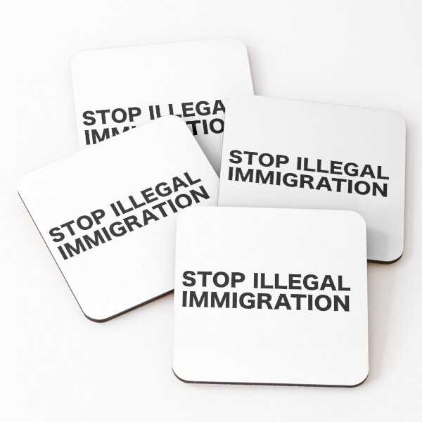Aperçu de l'œuvre STOP À L’IMMIGRATION ILLÉGALE créée et vendue par Wolagno.