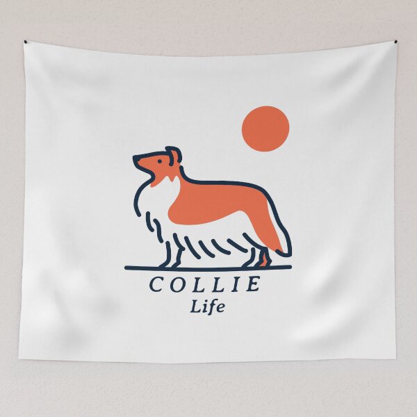 Item preview, Collie Life Cute Rough Collie Dog with Sun designed and sold by SvenJ94.