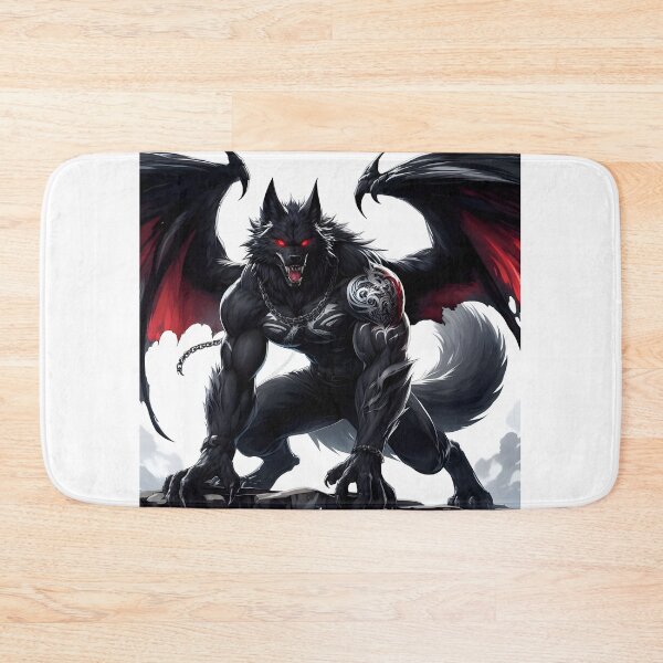 Item preview, Werewolf with Dragon Wings designed and sold by GalleryBrisArt.