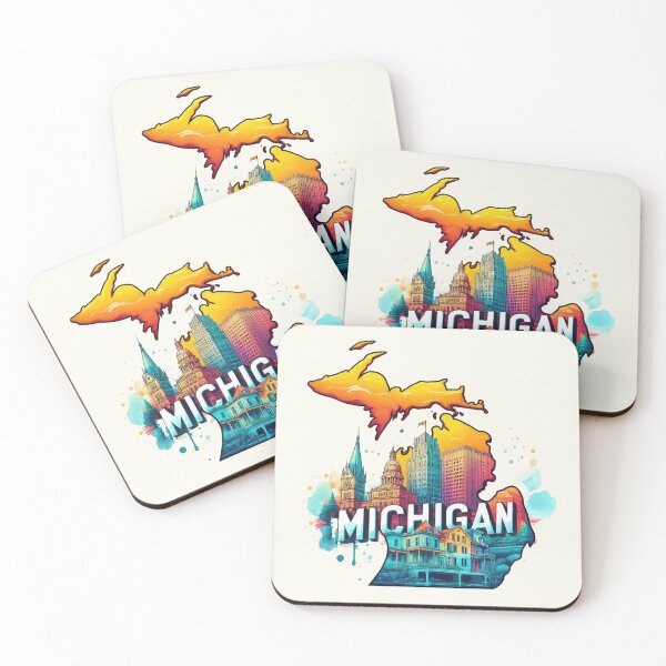 Item preview, MICHIGAN United States of America, artistic shape designed and sold by Margival.