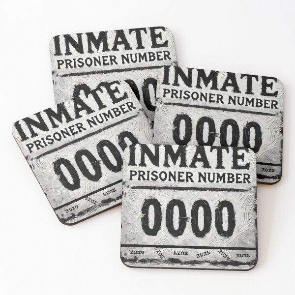 Item preview, Custom Retro Prisoner Number Halloween | Unique Spooky Decor | Inmate Number Decor | Halloween Prisoner | Prison Number Decor designed and sold by LoliDesignShop.