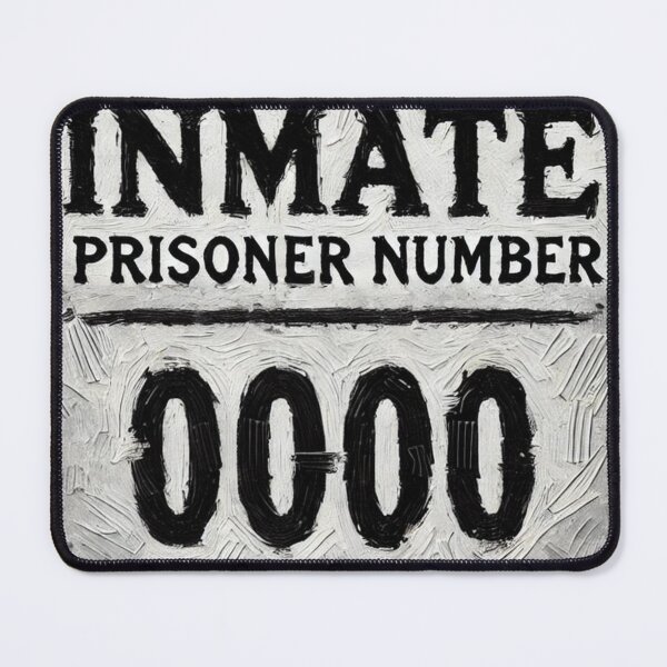 Item preview, Custom Retro Prisoner Number Halloween | Unique Spooky Decor | Inmate Number Decor | Halloween Prisoner | Prison Number Decor designed and sold by LoliDesignShop.