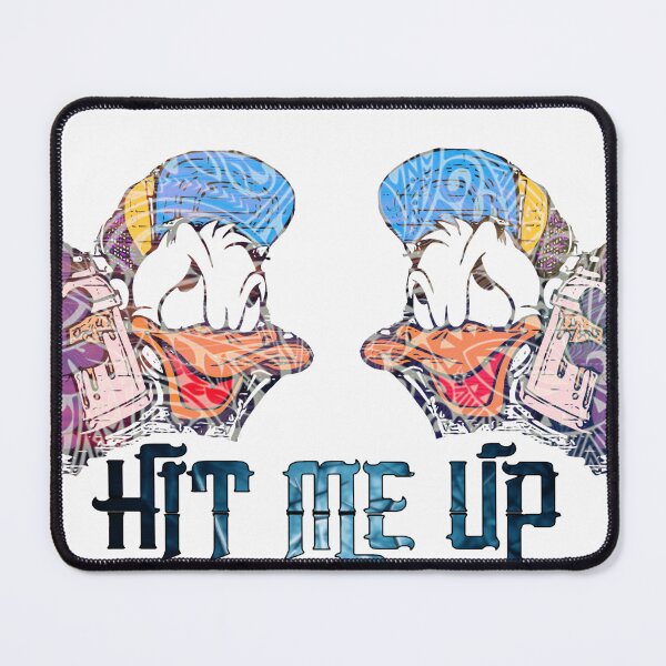 Item preview, This is a digital art of a duck with a sprayer in it's hands mimicking a phone call designed and sold by So_Uniqq.