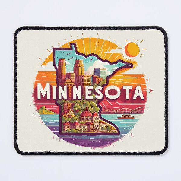 Item preview, MINNESOTA United States of America, artistic shape designed and sold by Margival.