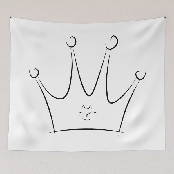 Item preview, Cat is Queen - Crown designed and sold by TheKayVibe.