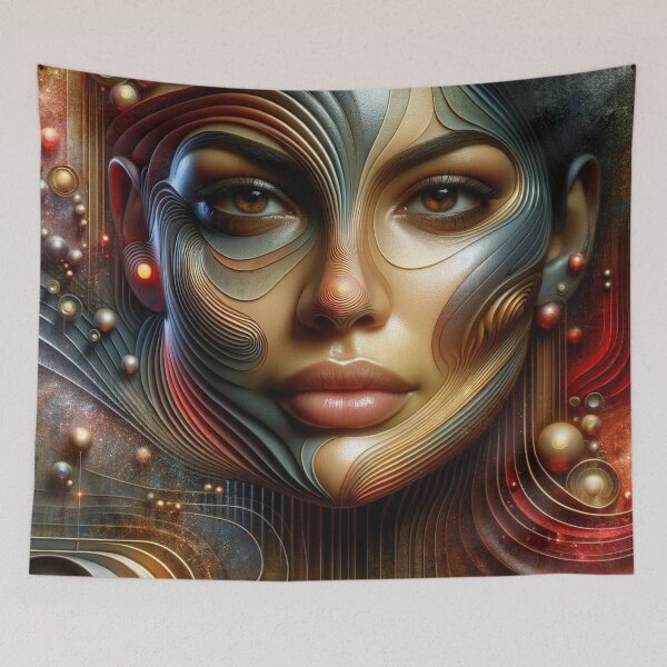 Item preview, The Universe Painted on Her Face designed and sold by Pierre Beaulnes.