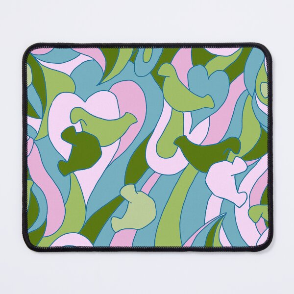 Item preview, Abstract Deco Birds - Pink/Green-24A-031 designed and sold by Cori Lang.