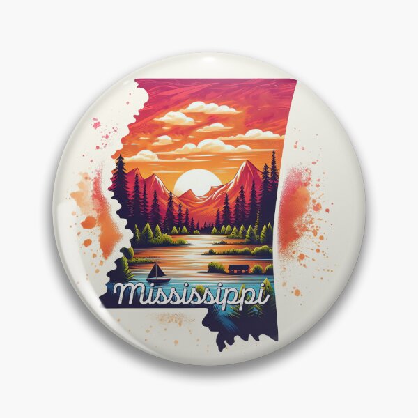 Item preview, MISSISSIPPI United States of America, artistic shape designed and sold by Margival.