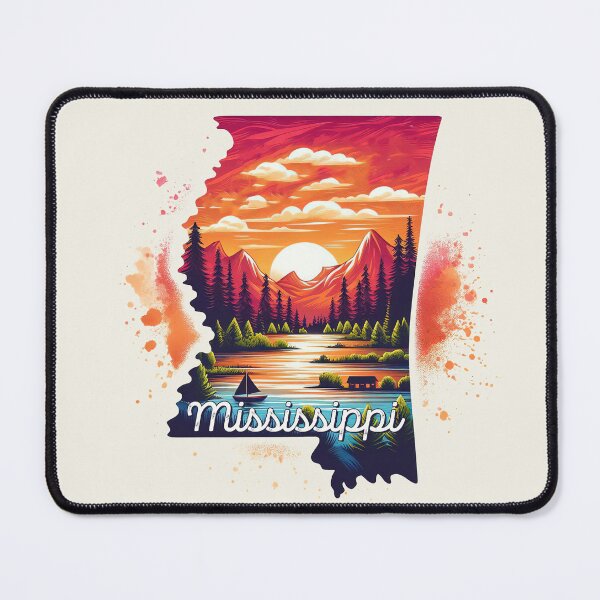 Item preview, MISSISSIPPI United States of America, artistic shape designed and sold by Margival.