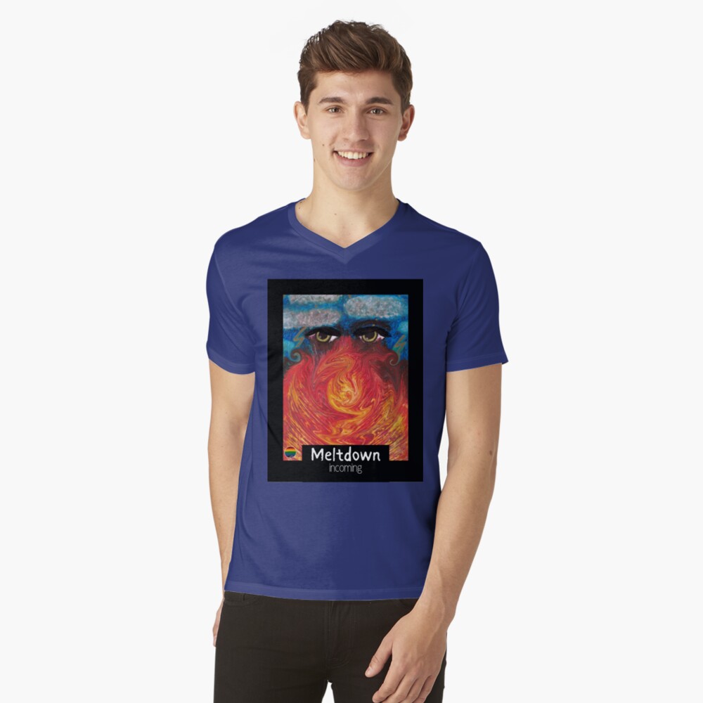 Item preview, V-Neck T-Shirt designed and sold by adzik.