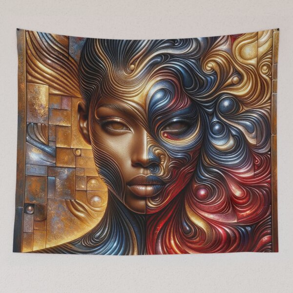 Item preview, Swirling Tapestry of Gold and Dreams designed and sold by Pierre Beaulnes.