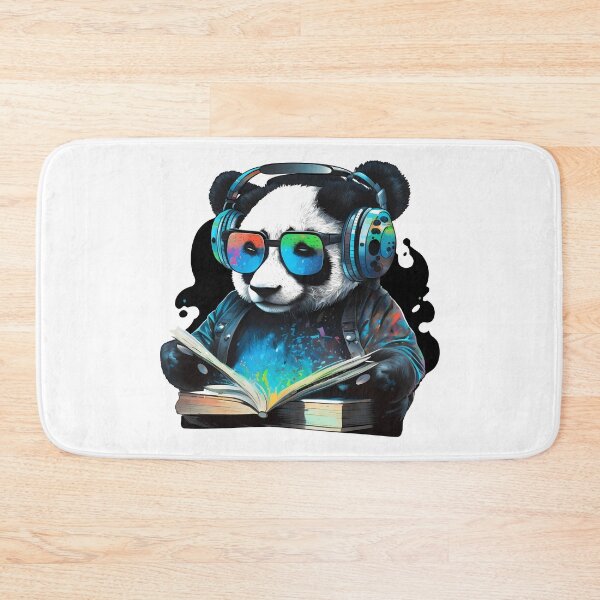 Item preview, Cool DJ Panda with headphones and sunglasses designed and sold by MLArtifex.