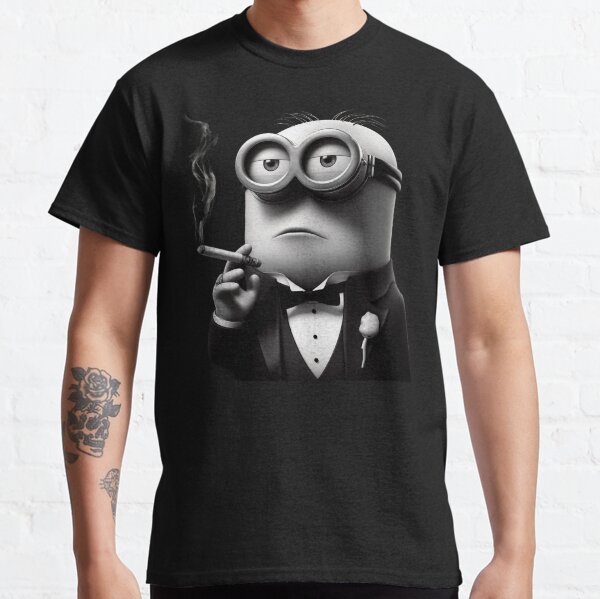 Item preview, Minion wearing a tuxedo (Black & White) designed and sold by JoeAndGaryArt.