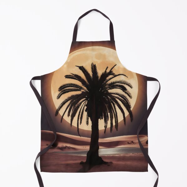 Item preview, Palm tree at night. designed and sold by MyHappyArtShop.