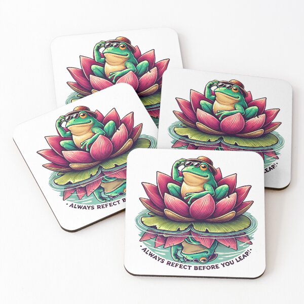 Item preview, Chillaxing Frog: Reflect & Leap! designed and sold by NatureStyle555.