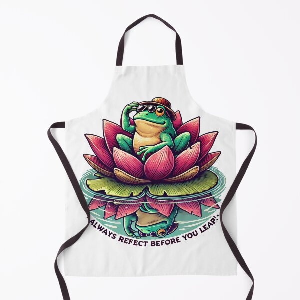 Item preview, Chillaxing Frog: Reflect & Leap! designed and sold by NatureStyle555.